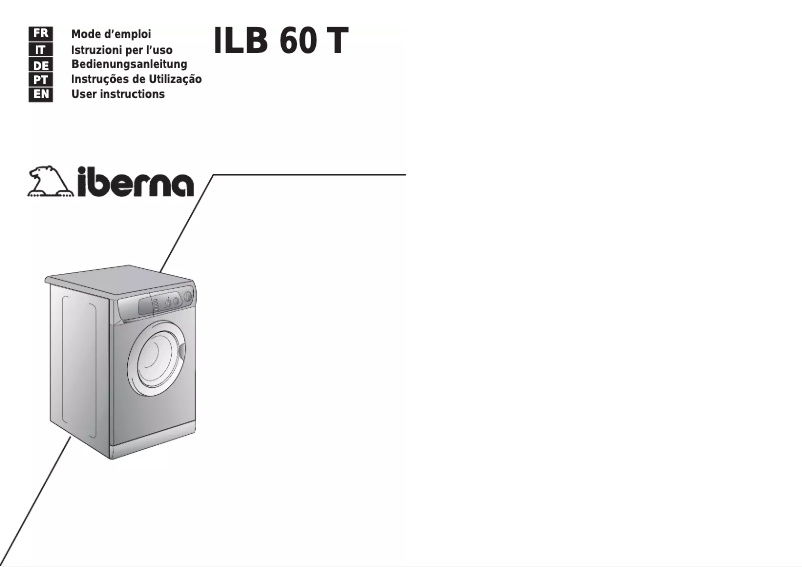 First page image of the manual for ILB 60T-04 S