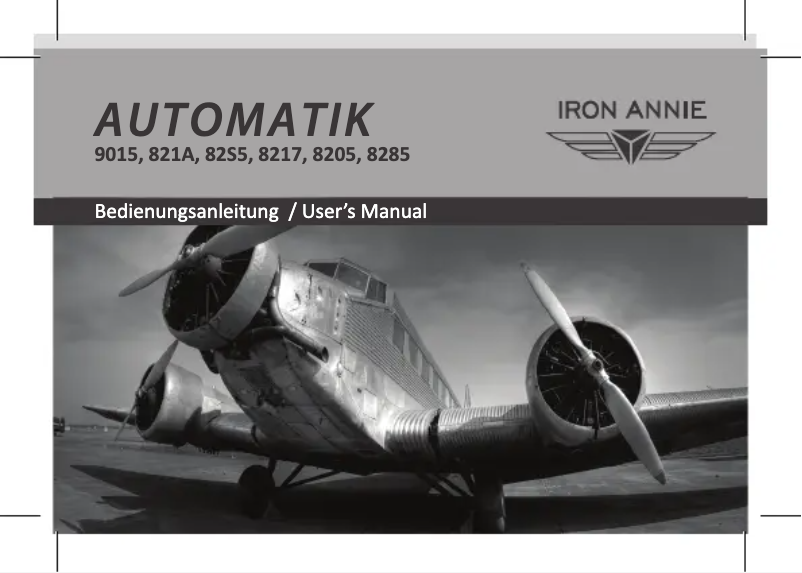 Page 1 of the manual User Manual Zeppelin Hindenburg