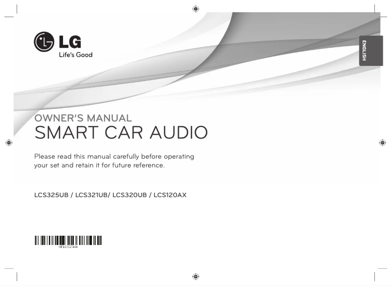 First page image of the manual for LCS325UB