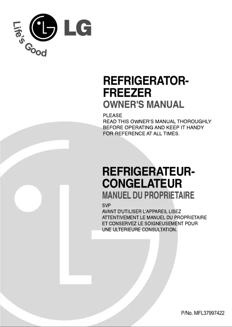 Page 1 of the manual User Manual LG GN-M352YLQK