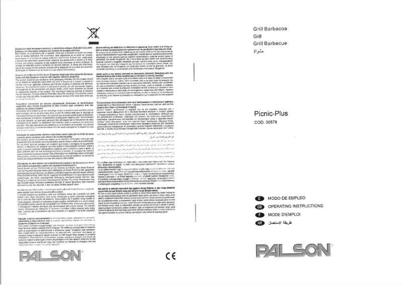 Page 1 of the manual User Manual Palson Picnic-Plus