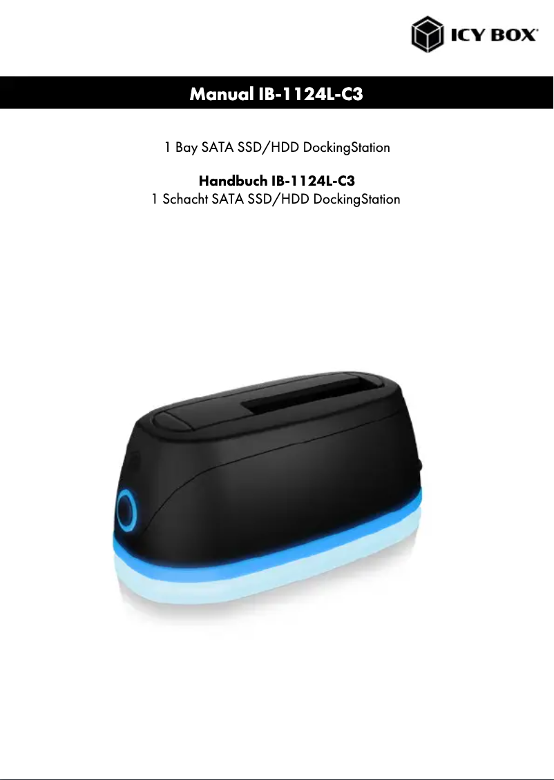 First page image of the manual for IB-1124L-C3