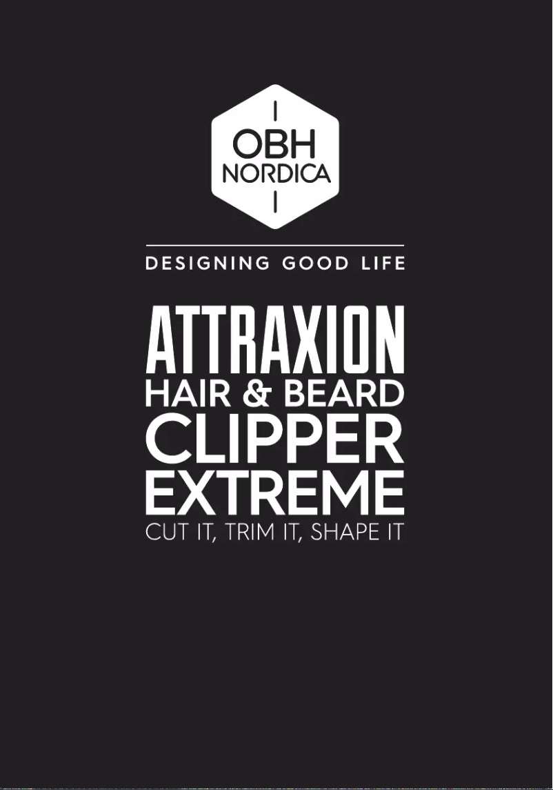 Page 1 of the manual User Manual OBH Nordica Attraxion Extreme 5593