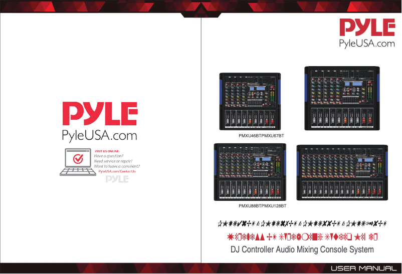 Page 1 of the manual User Manual Pyle PMXU46BT