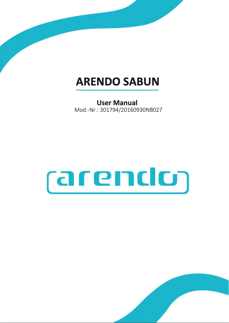 First page image of the manual for 301794