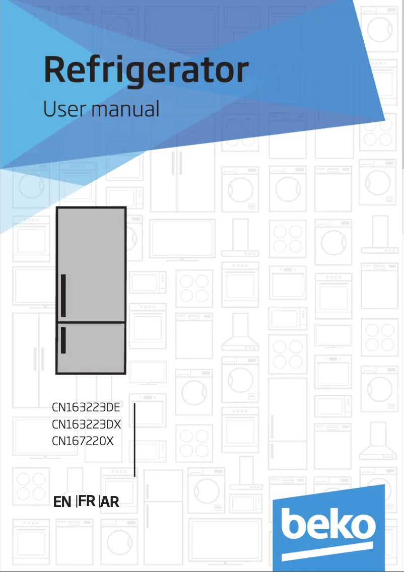 First page image of the manual for CN163223DX