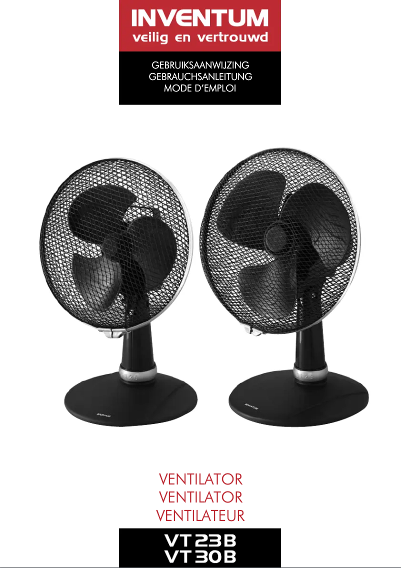 First page image of the manual for VT30B