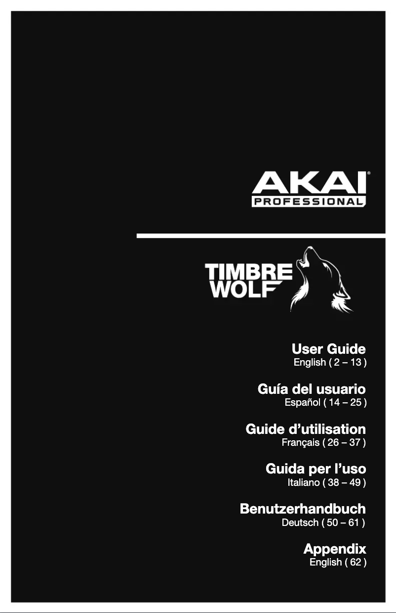 First page image of the manual for Timbre Wolf