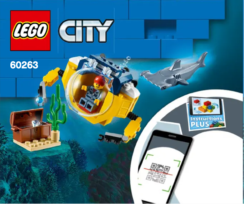 Page 1 of the manual Visual Instructions Lego City 60263