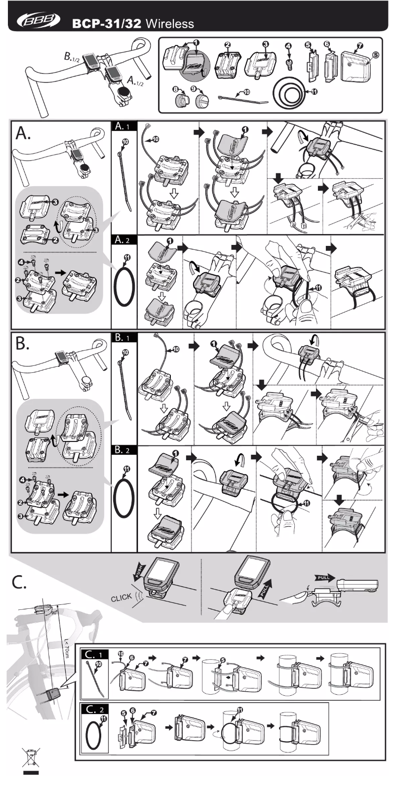 Page 1 of the manual User Manual BBB BCP-31