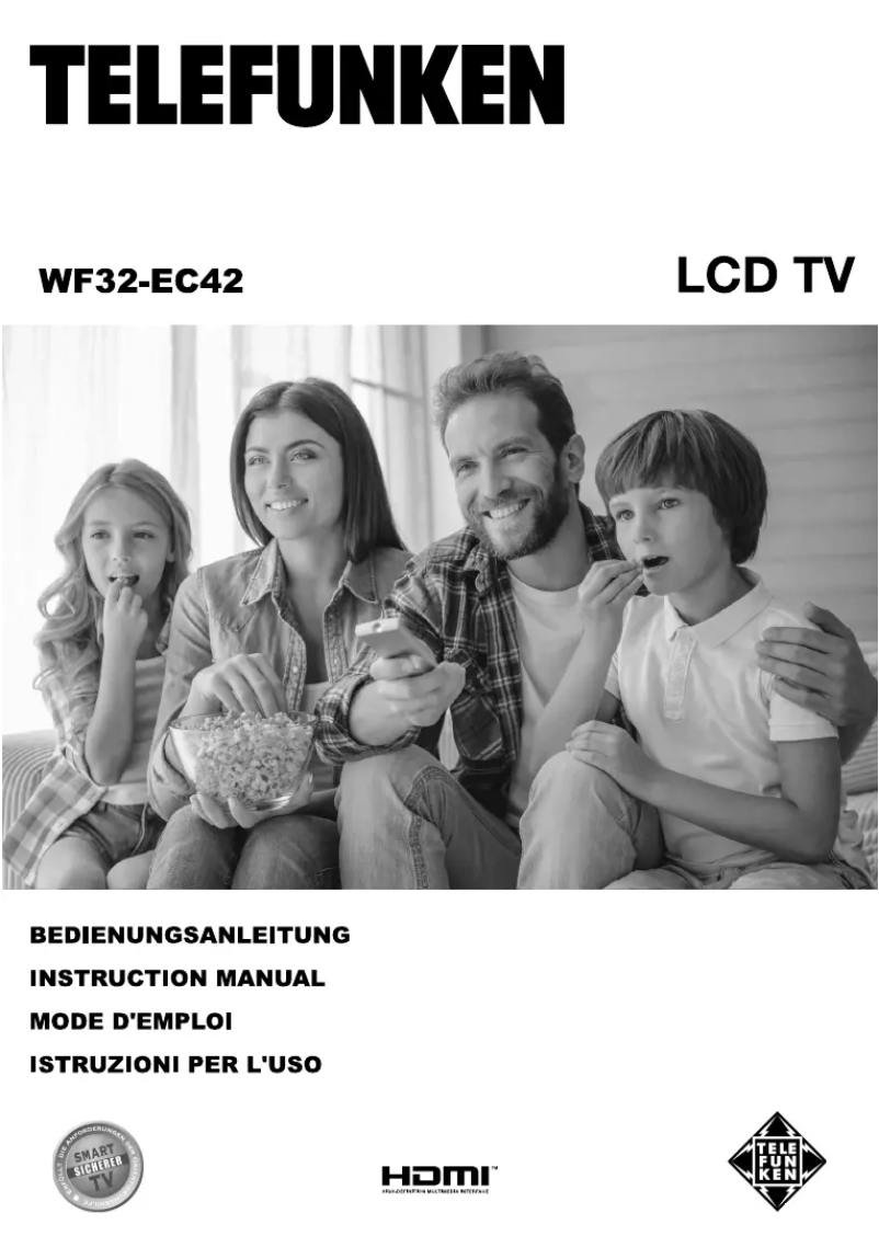 First page image of the manual for WF32-EC42