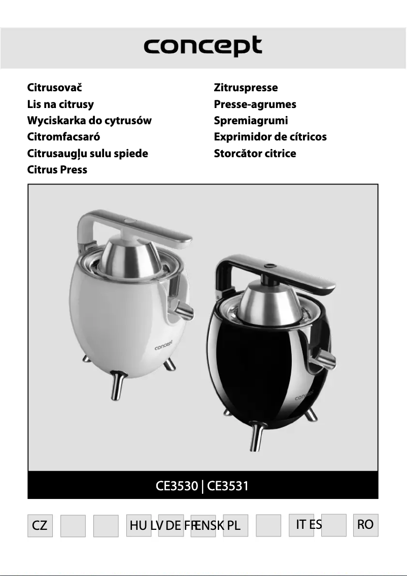 First page image of the manual for CE3531