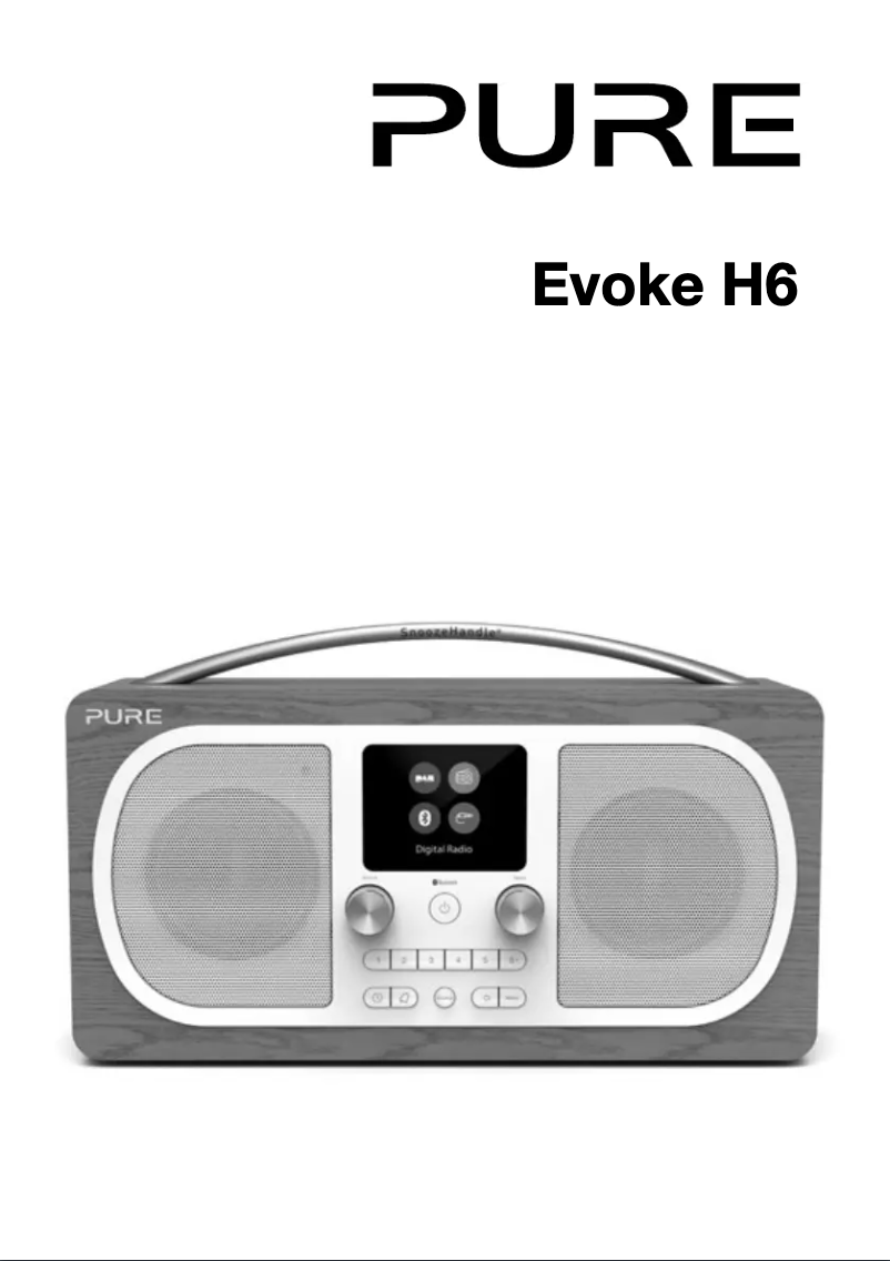 First page image of the manual for Evoke H6
