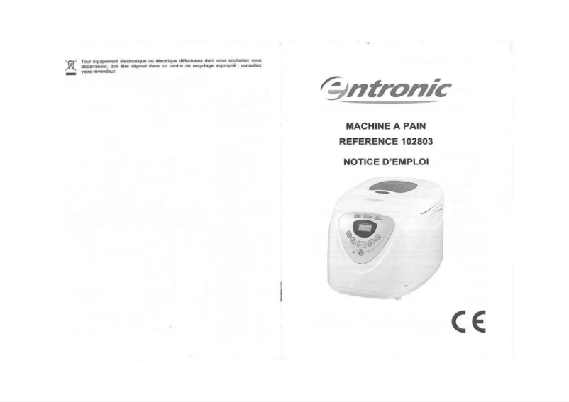 First page image of the manual for 102803