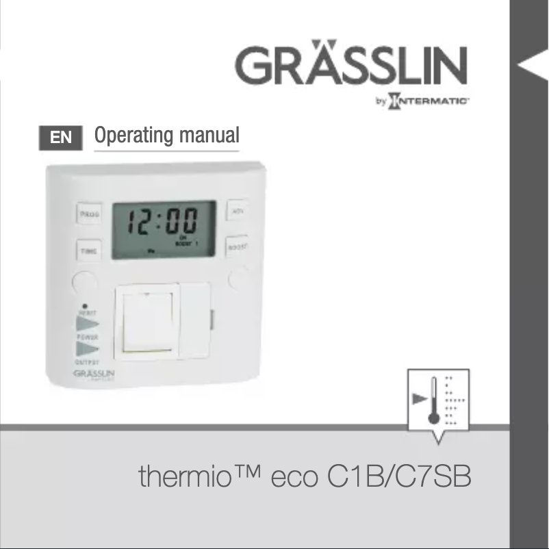 First page image of the manual for Thermio Eco C7SB