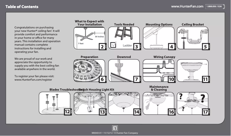 Page 1 of the manual User Manual Hunter Builder Deluxe 53090