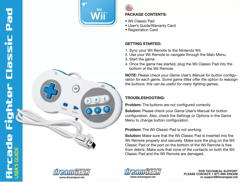 Page 1 of the manual User Manual dreamGEAR DGWII-1134