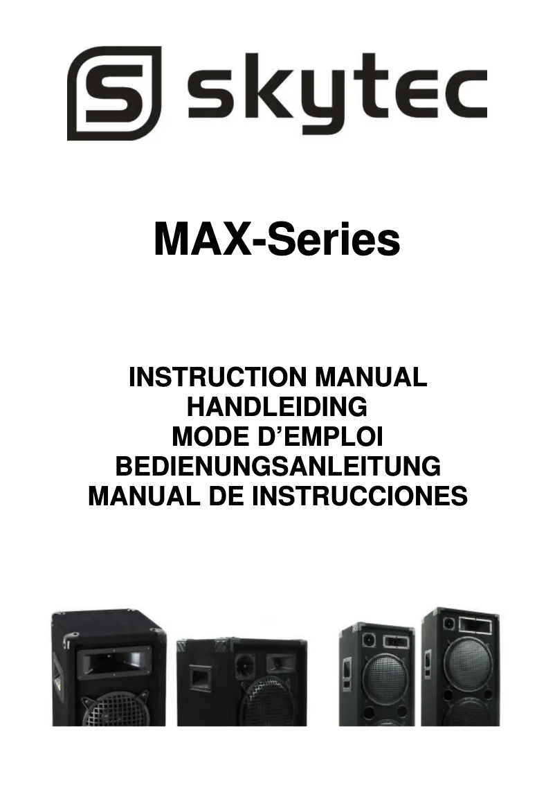 Image de la première page du manuel de l'appareil MAX10