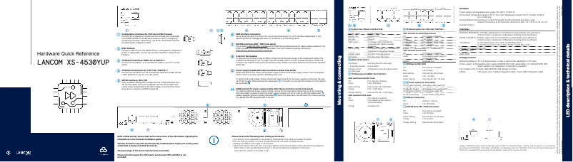 Image de la première page du manuel de l'appareil XS-4530YUP