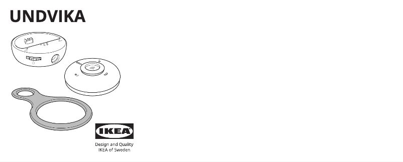 Page 1 of the manual User Manual Ikea UNDVIKA 204.803.48