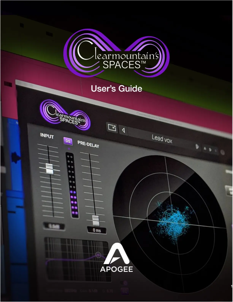 First page image of the manual for Clearmountain’s Spaces