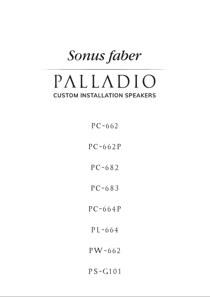 First page image of the manual for Palladio