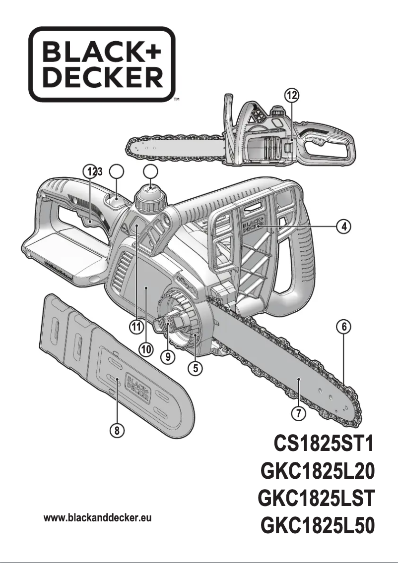 First page image of the manual for GKC1825L50