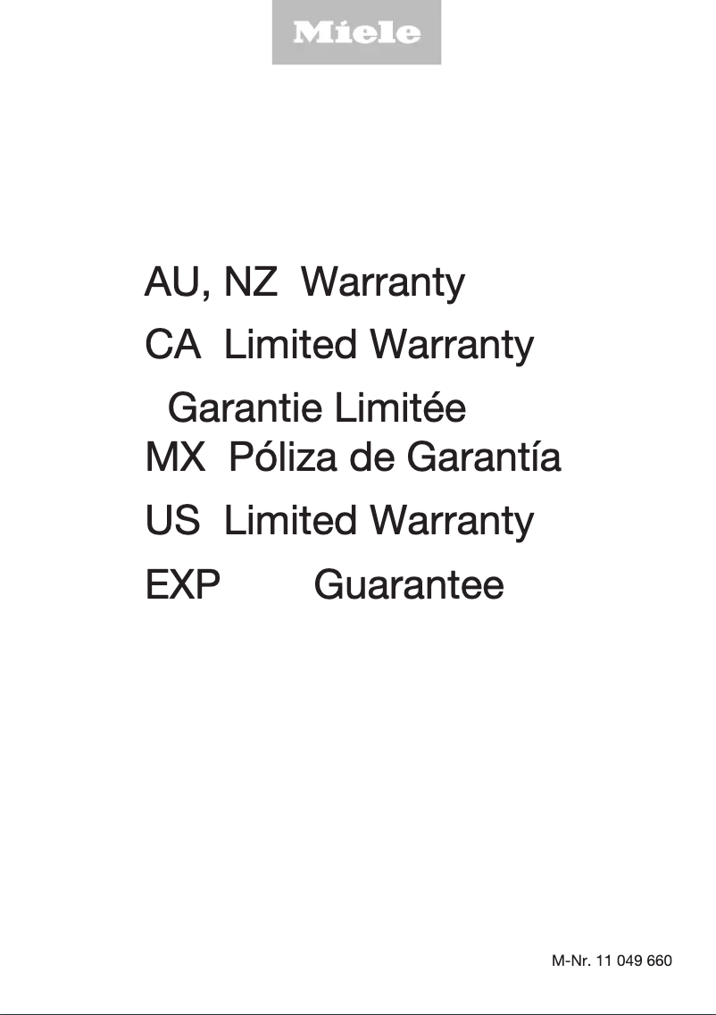 First page image of the manual for MasterCool KWT 2601 Vi