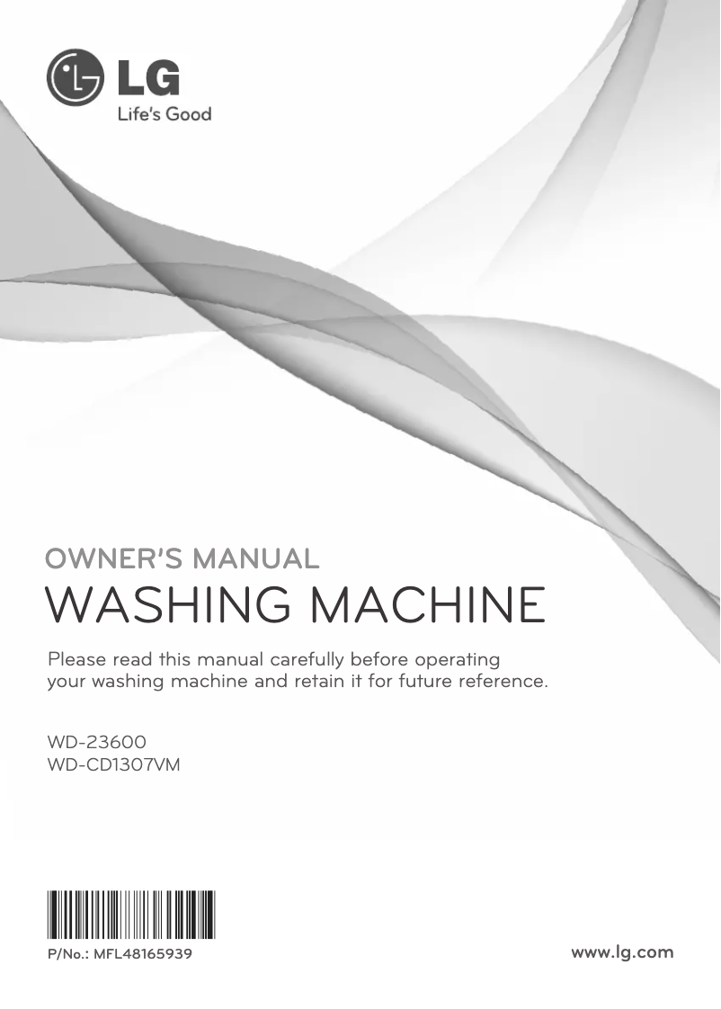 First page image of the manual for WD-CD1307VM