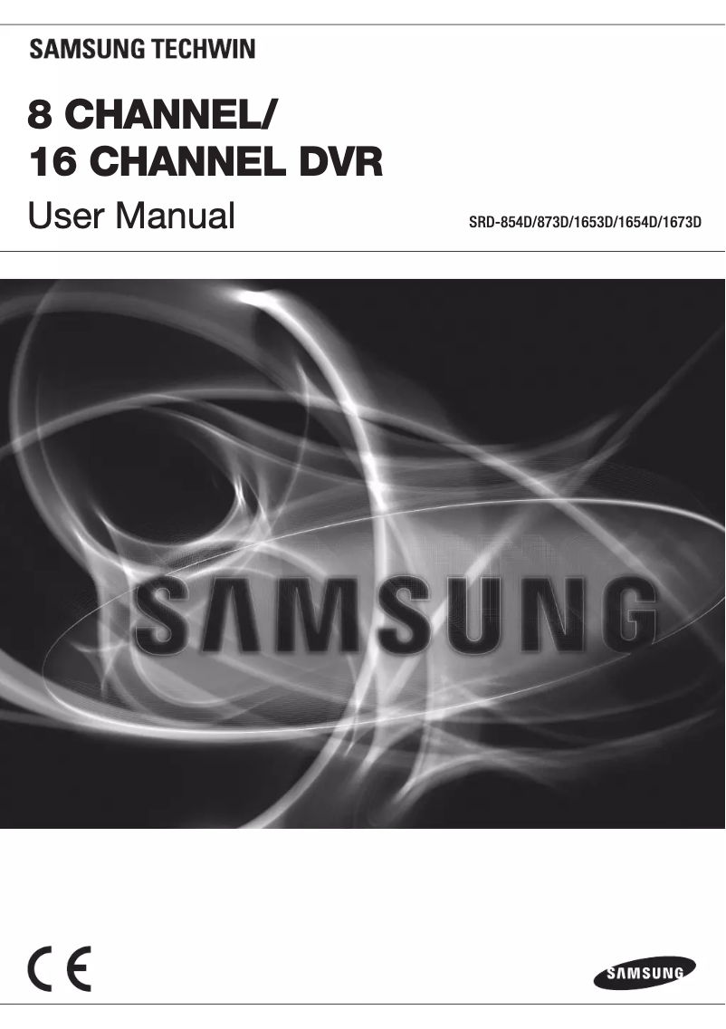 First page image of the manual for SRD-1680D