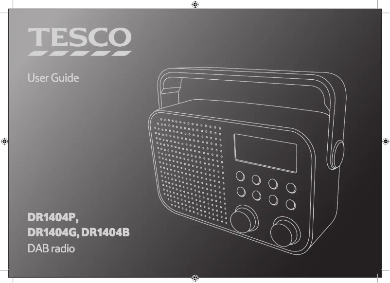 First page image of the manual for DR1404G