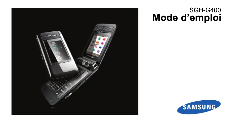 Page 1 of the manual User Manual Samsung SGH-G400