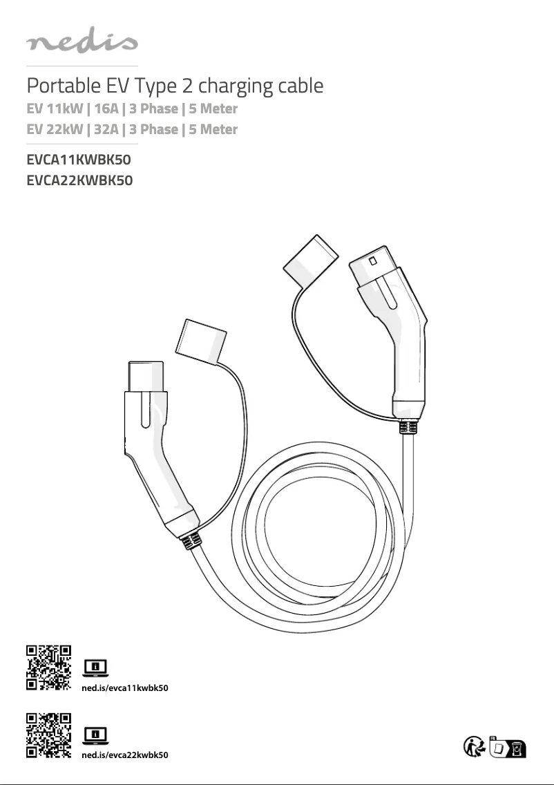 First page image of the manual for EVCA22KWBK50