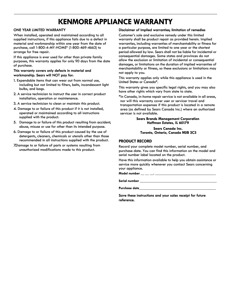 First page image of the manual for 95015