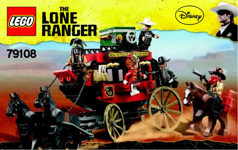 Page 1 of the manual User Manual Lego Stagecoach Escape