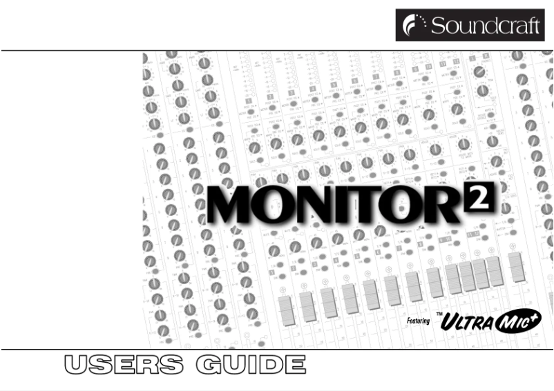 First page image of the manual for Spirit Monitor 2