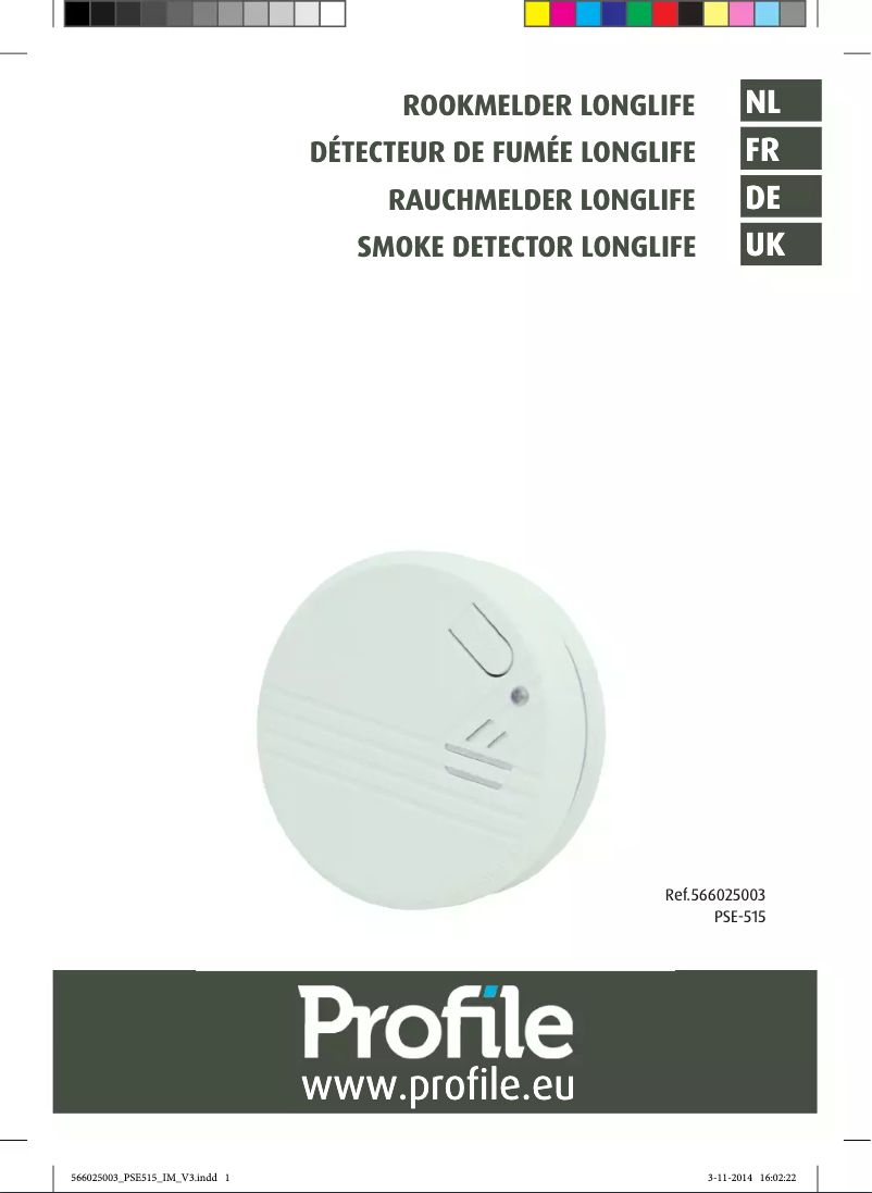 First page image of the manual for PSE-515