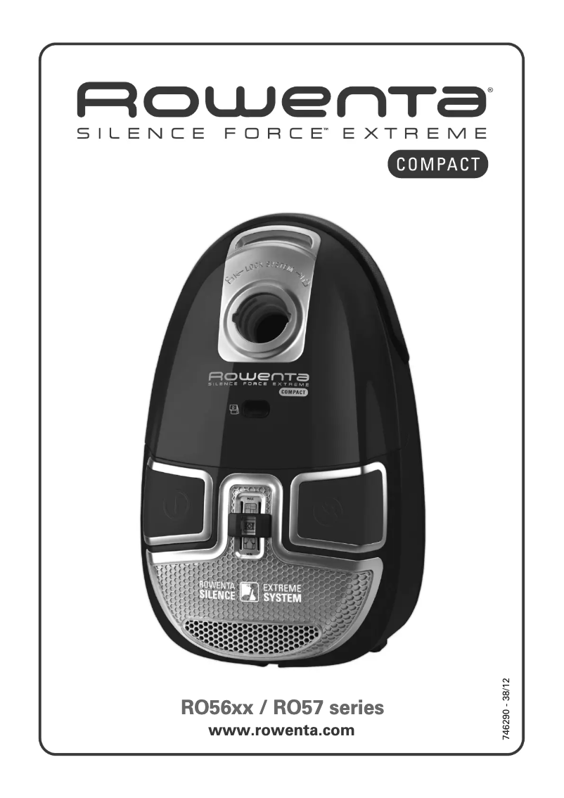 Image de la première page du manuel de l'appareil Silence Force Extreme Compact RO5651