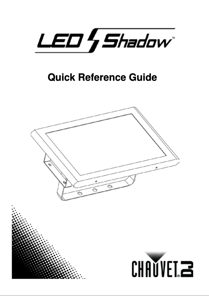 First page image of the manual for LED Shadow