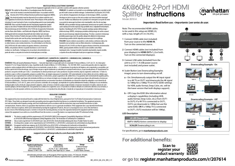 First page image of the manual for 207614