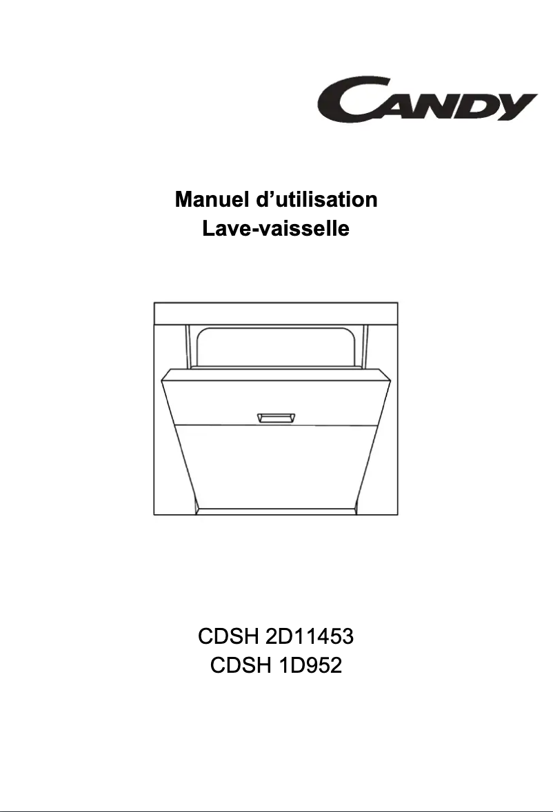 First page image of the manual for CDSH 2D11453