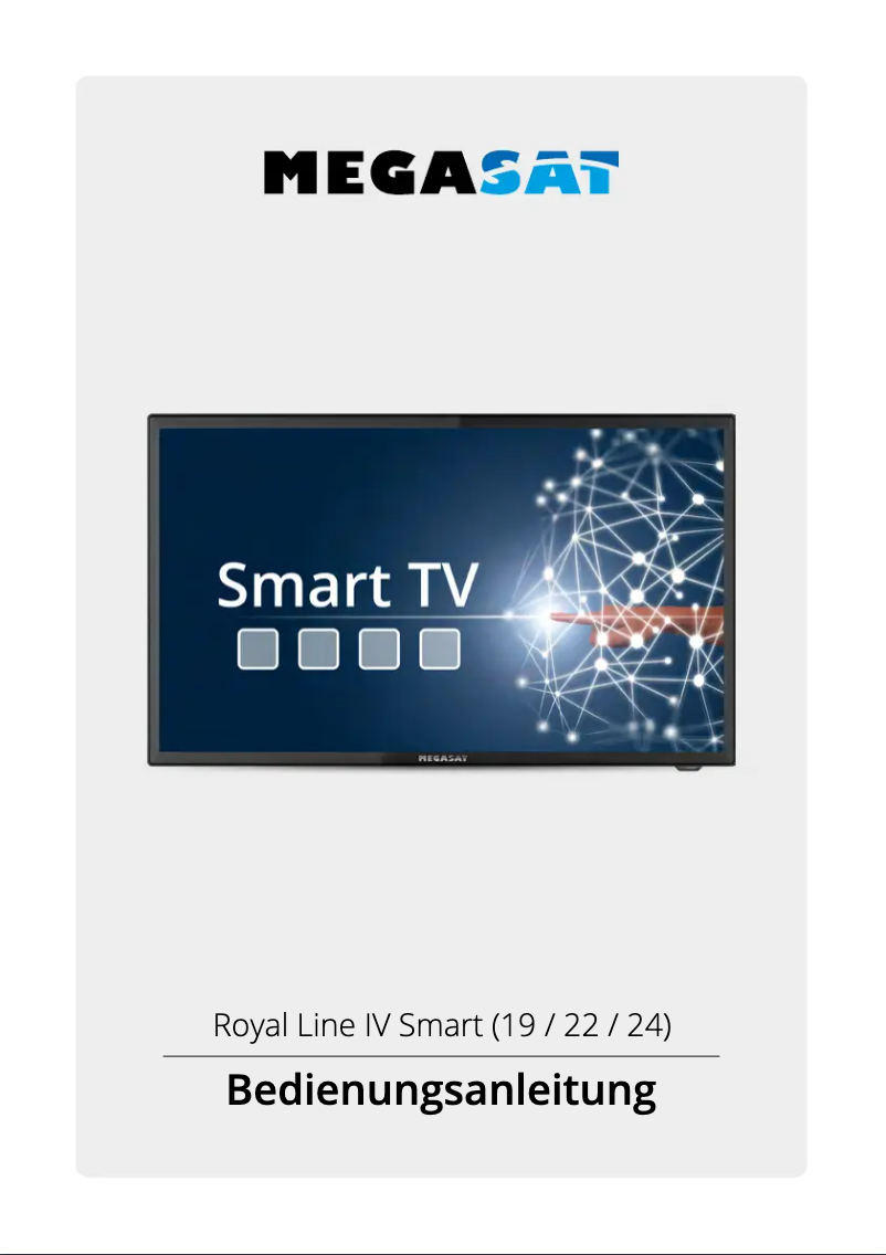 Page 1 of the manual User Manual Megasat Royal Line IV 24 Smart