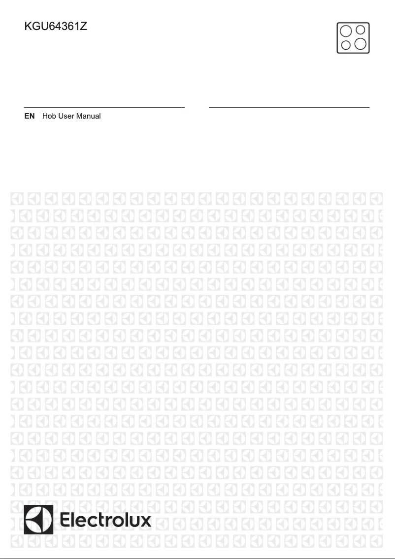 First page image of the manual for KGU64361Z