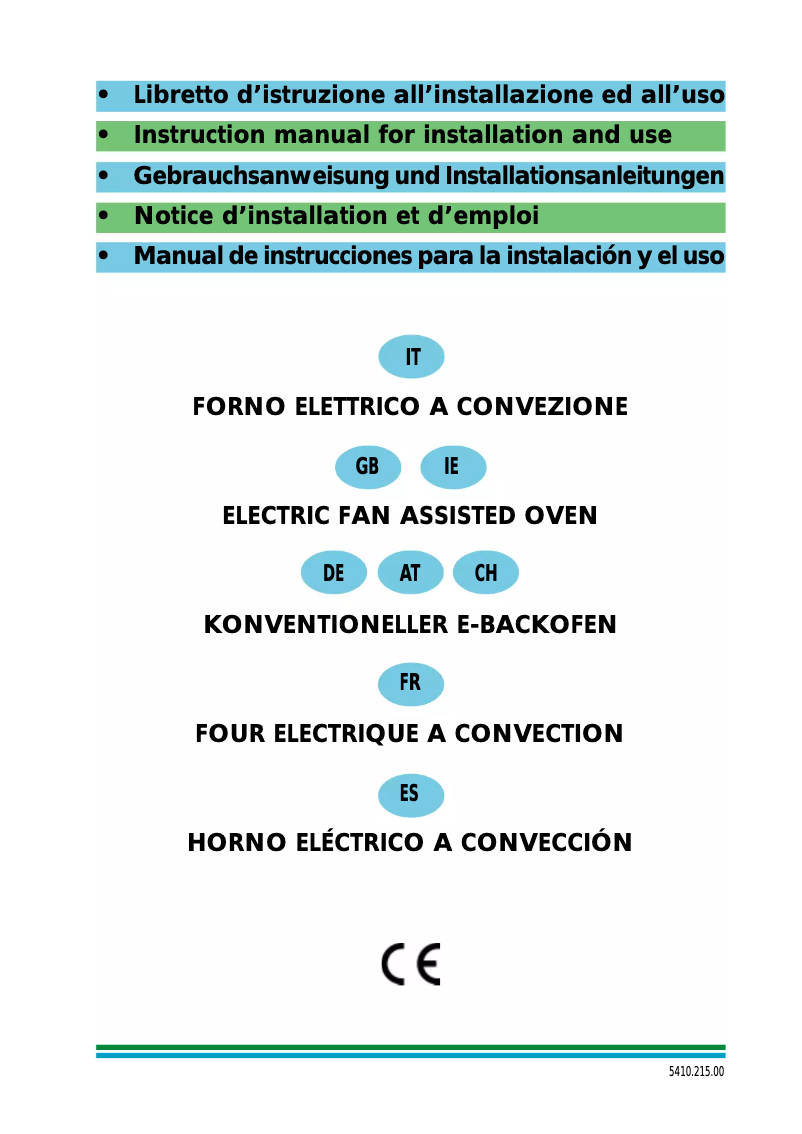 First page image of the manual for HC-60