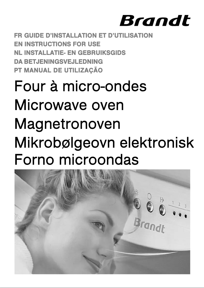 Page 1 de la notice Manuel utilisateur Brandt ME1030
