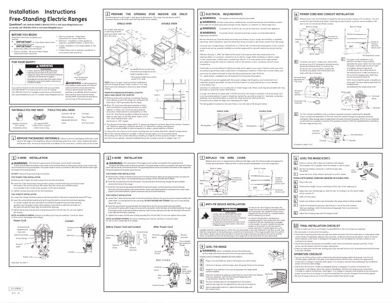 Page 1 of the manual Installation Guide Adora JB710TTWW