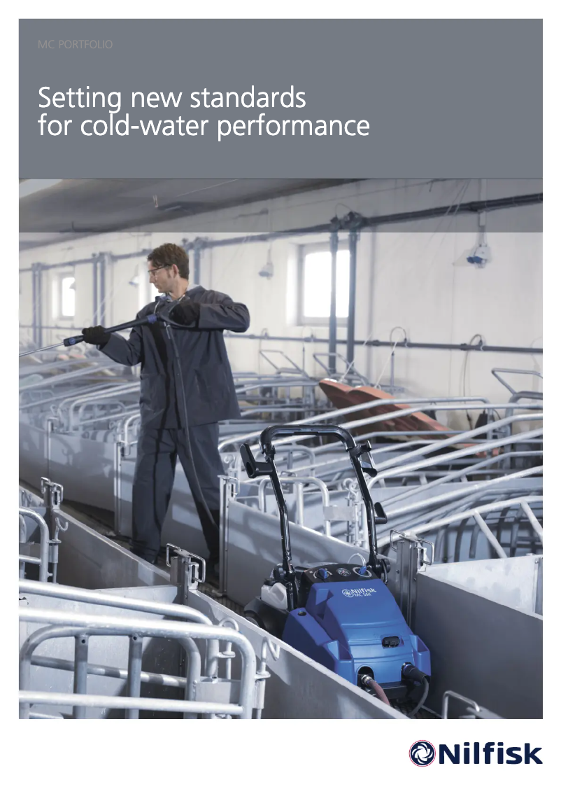 Page 1 of the manual Brochure Nilfisk MC 5