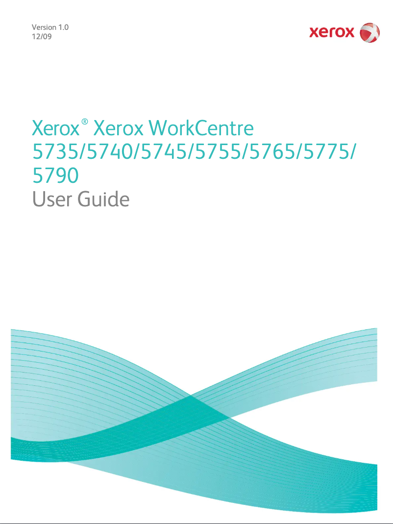 Page 1 of the manual User Manual Xerox WorkCentre 5790V_AQ
