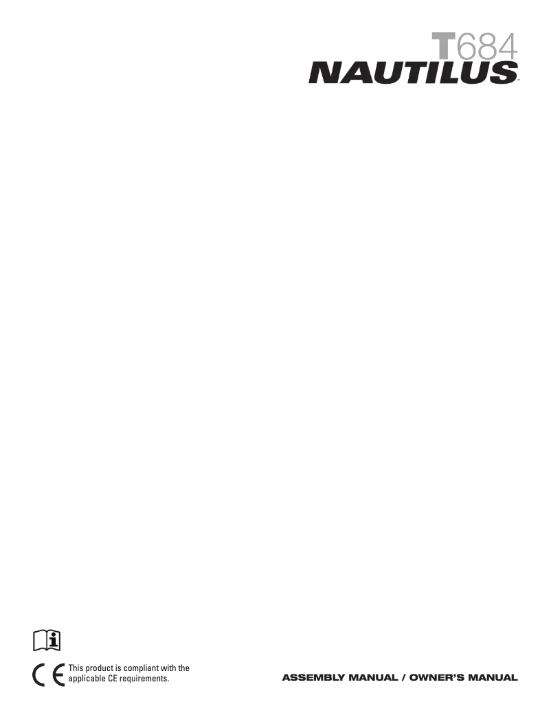 First page image of the manual for T684