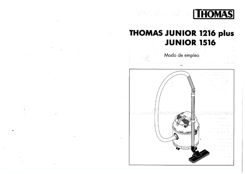 First page image of the manual for TH-1516